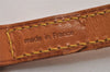 Authentic Louis Vuitton Leather Shoulder Strap Beige 39" LV 9058I