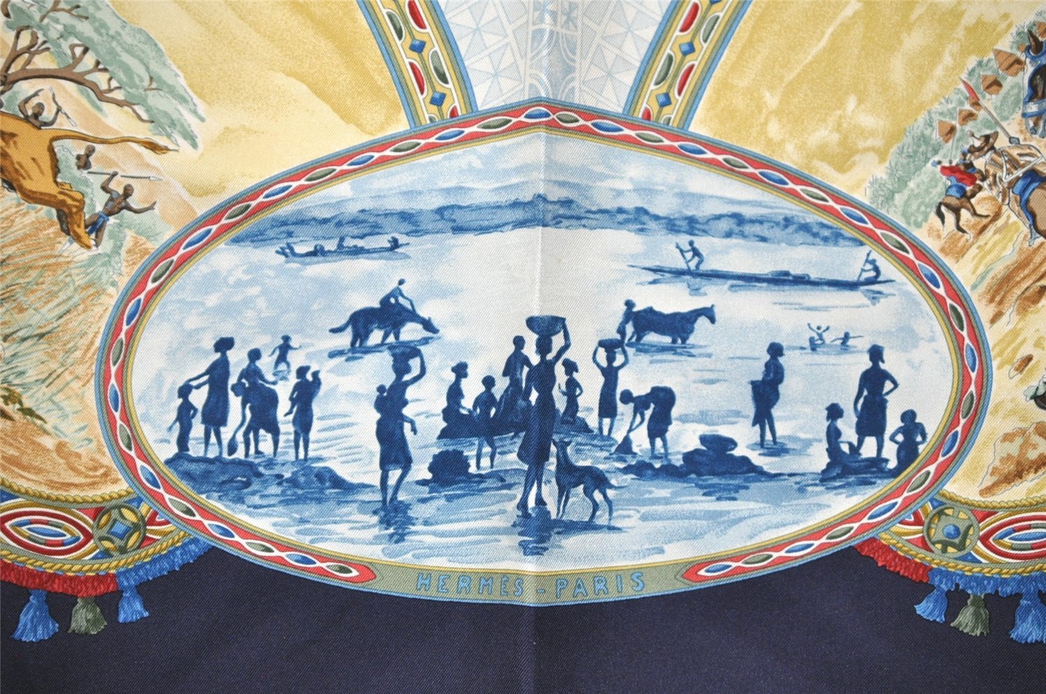 Authentic HERMES Carre 90 Scarf 