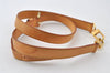 Authentic Louis Vuitton Leather Shoulder Strap Beige 37.4-43.7" LV 9062I
