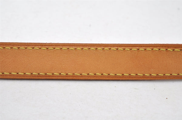 Authentic Louis Vuitton Leather Shoulder Strap Beige 37.4-43.7" LV 9062I