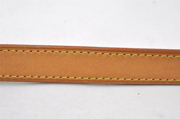 Authentic Louis Vuitton Leather Shoulder Strap Beige 37.4-43.7" LV 9062I
