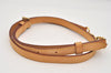 Authentic Louis Vuitton Leather Shoulder Strap Beige 41.5-48.4" LV 9063I