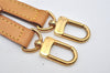 Authentic Louis Vuitton Leather Shoulder Strap Beige 41.5-48.4" LV 9063I