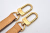 Authentic Louis Vuitton Leather Shoulder Strap Beige 41.5-48.4" LV 9063I