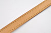 Authentic Louis Vuitton Leather Shoulder Strap Beige 41.5-48.4" LV 9063I