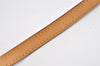 Authentic Louis Vuitton Leather Shoulder Strap Beige 41.5-48.4" LV 9063I