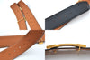 Authentic HERMES Constance Leather Belt Size 105cm 41.3" Black Box 9063L