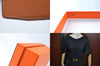 Authentic HERMES Constance Leather Belt Size 105cm 41.3" Black Box 9063L