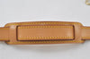 Authentic Louis Vuitton Leather Shoulder Strap Beige 39.8-47.2" LV 9064I