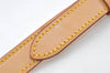 Authentic Louis Vuitton Leather Shoulder Strap Beige 39.8-47.2" LV 9064I