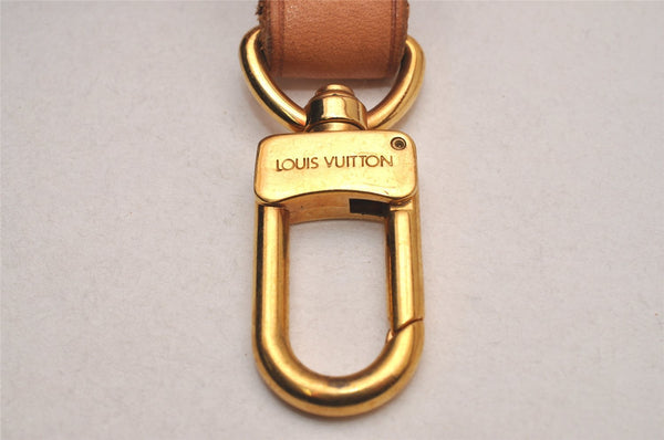 Authentic Louis Vuitton Leather Shoulder Strap Beige 38.6" LV 9065I