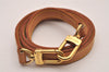 Authentic Louis Vuitton Leather Shoulder Strap Beige 38.6" LV 9065I