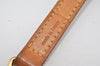 Authentic Louis Vuitton Leather Shoulder Strap Beige 46.9" LV 9066I
