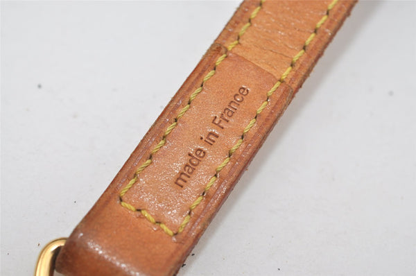 Authentic Louis Vuitton Leather Shoulder Strap Beige 46.9" LV 9066I