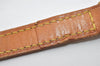 Authentic Louis Vuitton Leather Shoulder Strap Beige 46.9" LV 9066I