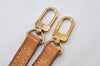 Authentic Louis Vuitton Leather Shoulder Strap Beige 48" LV 9067I