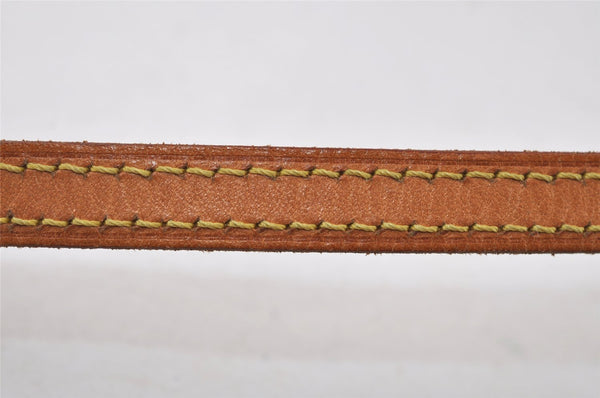 Authentic Louis Vuitton Leather Shoulder Strap Beige 48" LV 9067I