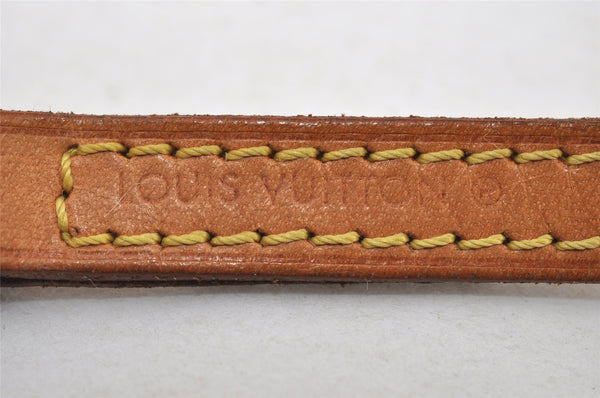 Authentic Louis Vuitton Leather Shoulder Strap Beige 48" LV 9067I