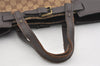 Authentic GUCCI Vintage Tote Hand Bag GG Canvas Leather 106251 Brown 9069I