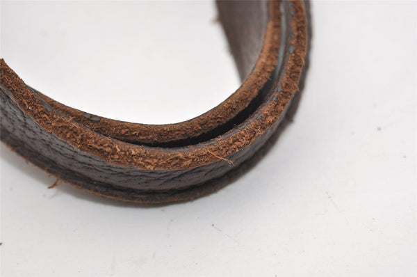 Authentic GUCCI Vintage Tote Hand Bag GG Canvas Leather 106251 Brown 9069I