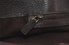 Authentic GUCCI Vintage Tote Hand Bag GG Canvas Leather 106251 Brown 9069I