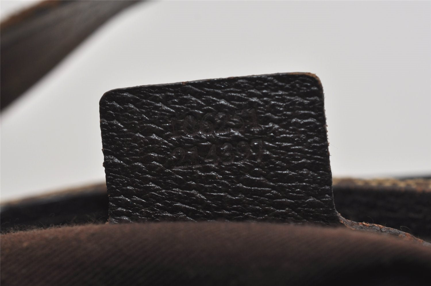 Authentic GUCCI Vintage Tote Hand Bag GG Canvas Leather 106251 Brown 9069I