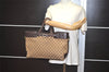 Authentic GUCCI Vintage Tote Hand Bag GG Canvas Leather 106251 Brown 9069I