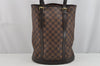 Authentic Louis Vuitton Damier Bucket GM Shoulder Bag SP Order N42236 Junk 9069J