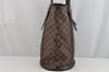 Authentic Louis Vuitton Damier Bucket GM Shoulder Bag SP Order N42236 Junk 9069J