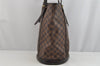 Authentic Louis Vuitton Damier Bucket GM Shoulder Bag SP Order N42236 Junk 9069J
