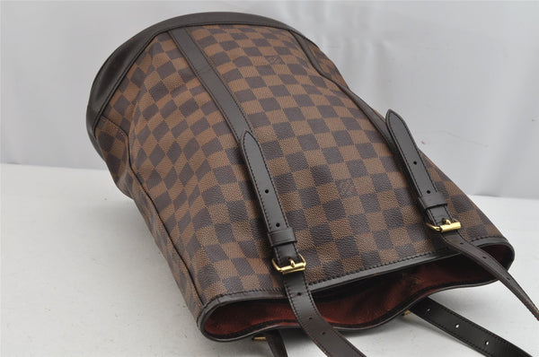 Authentic Louis Vuitton Damier Bucket GM Shoulder Bag SP Order N42236 Junk 9069J