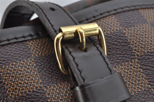 Authentic Louis Vuitton Damier Bucket GM Shoulder Bag SP Order N42236 Junk 9069J