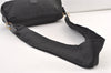 Authentic FENDI Vintage Shoulder Cross Body Bag Purse Nylon Enamel Black 9072J