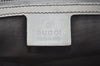 Authentic GUCCI Web Sherry Line Britt Boston Hand Bag PVC 170009 White 9073I