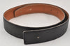 Authentic HERMES Leather Belt Reversible Size 65cm 25.6" Black Brown Junk 9076K