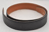 Authentic HERMES Leather Belt Reversible Size 65cm 25.6" Black Brown Junk 9076K