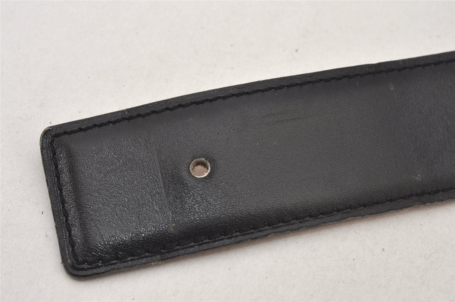 Authentic HERMES Leather Belt Reversible Size 65cm 25.6