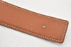 Authentic HERMES Leather Belt Reversible Size 65cm 25.6" Black Brown Junk 9076K