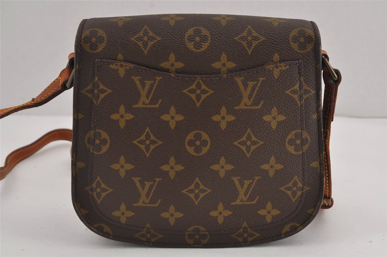 Authentic Louis Vuitton Monogram Saint Cloud MM M51243 Shoulder Cross Bag 9077J