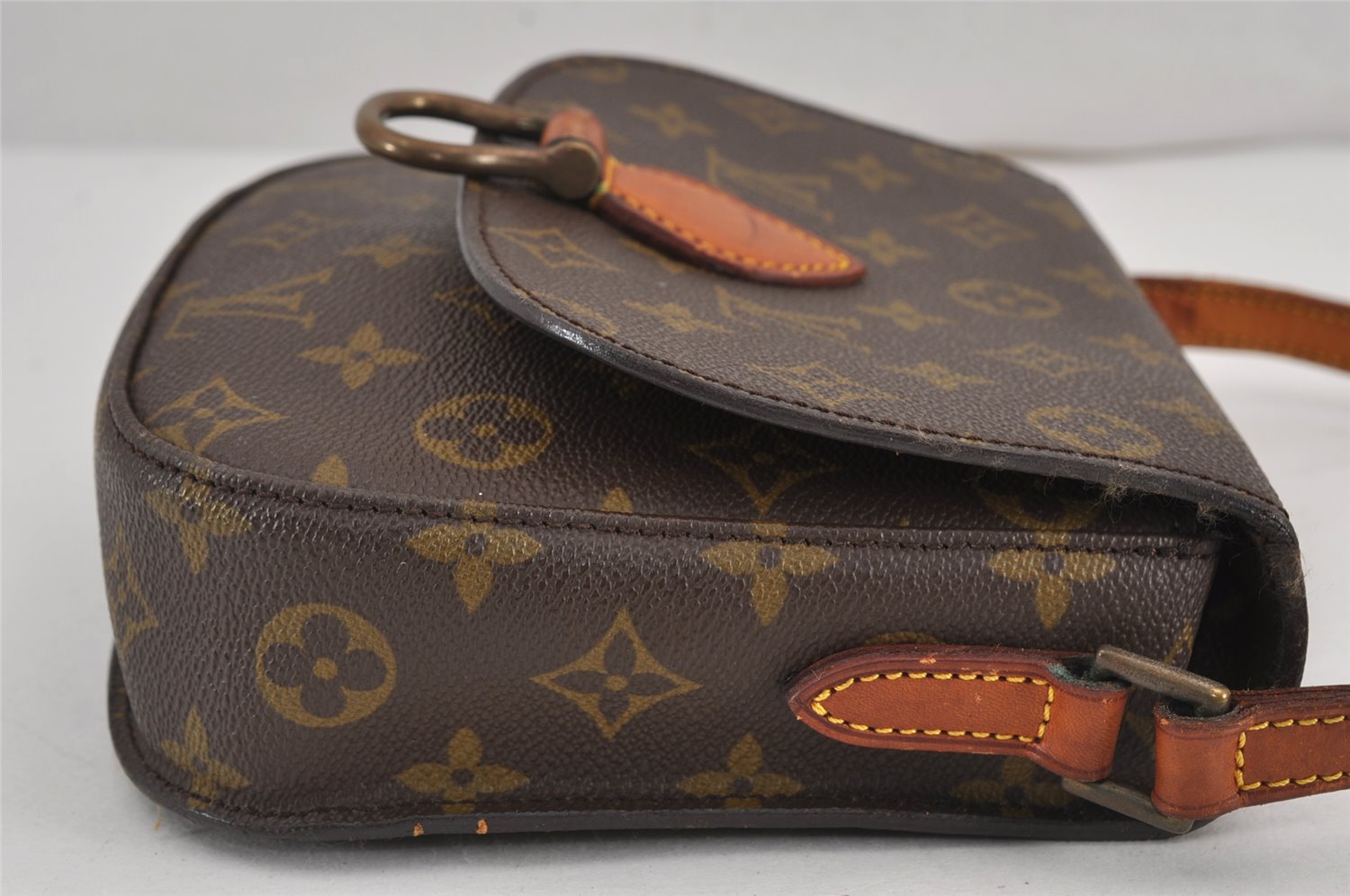 Authentic Louis Vuitton Monogram Saint Cloud MM M51243 Shoulder Cross Bag 9077J