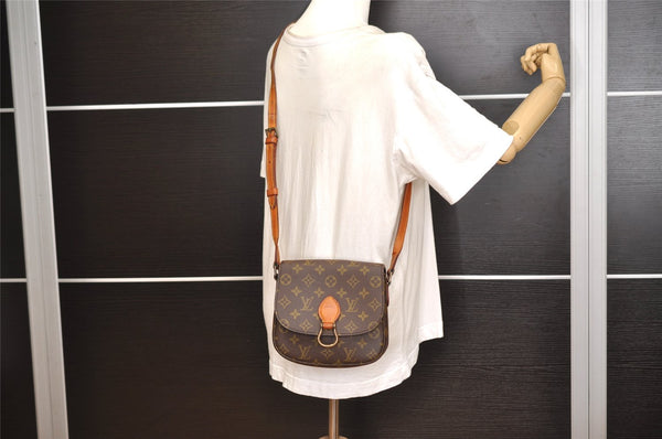 Authentic Louis Vuitton Monogram Saint Cloud MM M51243 Shoulder Cross Bag 9077J