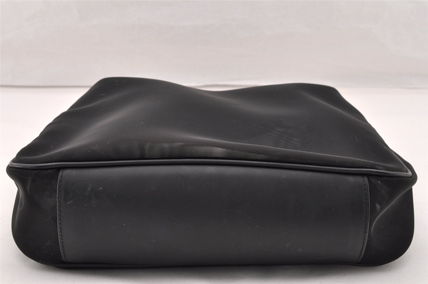 Authentic GUCCI Bamboo Shoulder Bag Purse Mesh Leather 0015638 Black 9079I