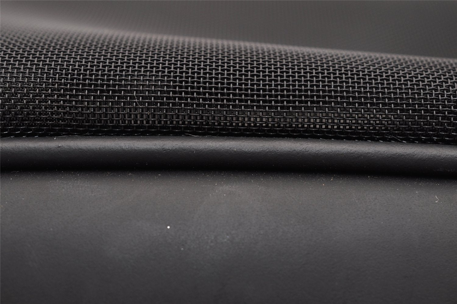 Authentic GUCCI Bamboo Shoulder Bag Purse Mesh Leather 0015638 Black 9079I