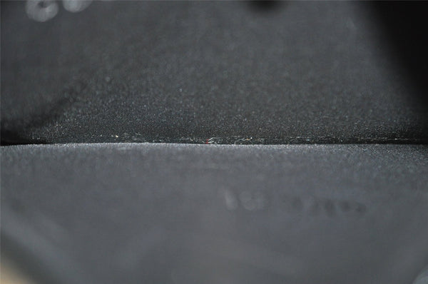 Authentic GUCCI Bamboo Shoulder Bag Purse Mesh Leather 0015638 Black 9079I