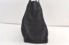 Authentic CHANEL New Travel Line Shoulder Tote Bag Nylon Leather Black 9079J