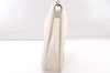 Authentic GUCCI Bamboo Shoulder Bag Purse Mesh Leather 0015638 White 9080I