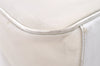 Authentic GUCCI Bamboo Shoulder Bag Purse Mesh Leather 0015638 White 9080I