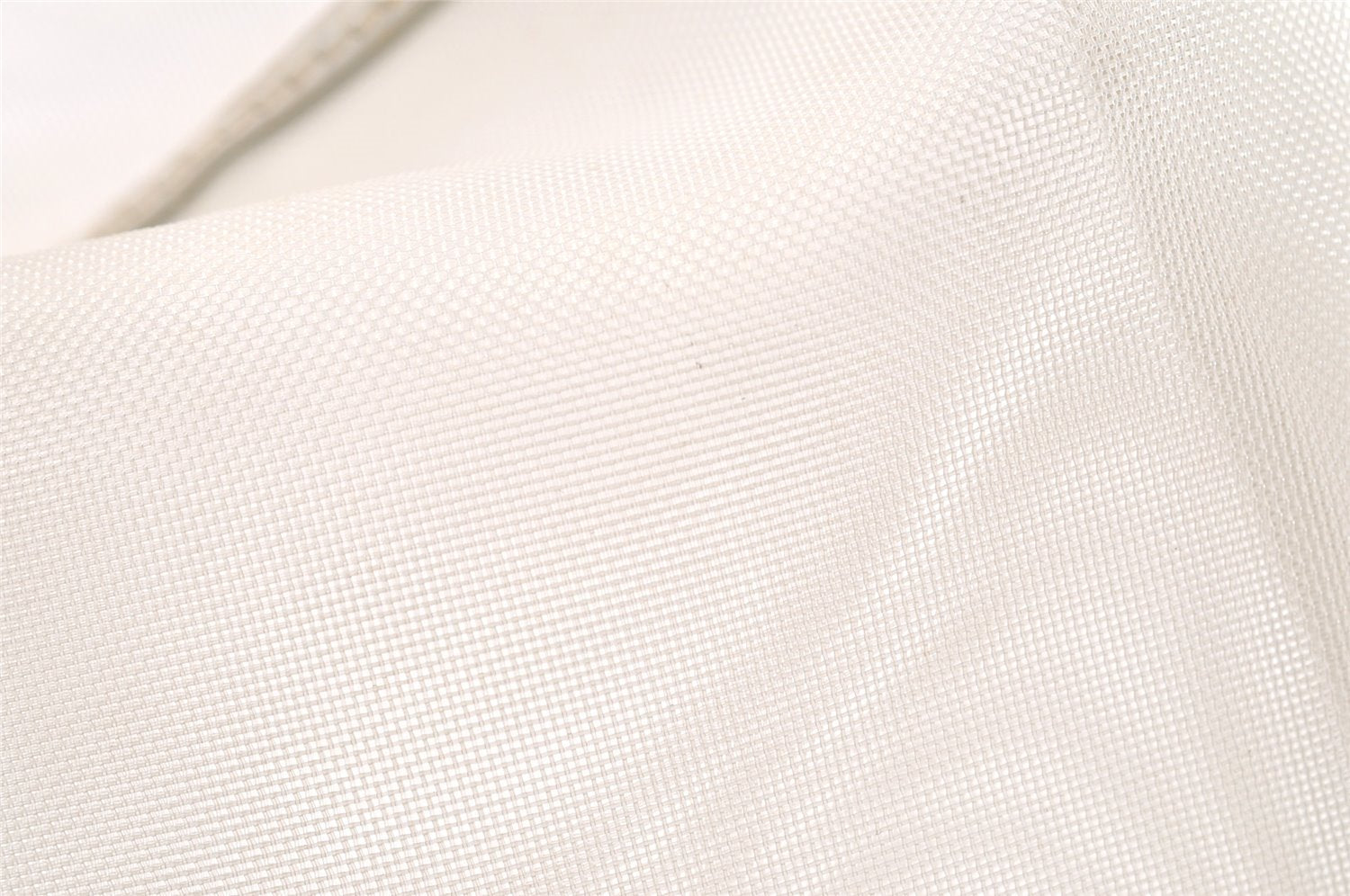 Authentic GUCCI Bamboo Shoulder Bag Purse Mesh Leather 0015638 White 9080I