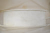 Authentic GUCCI Bamboo Shoulder Bag Purse Mesh Leather 0015638 White 9080I