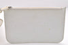 Authentic GUCCI Bamboo Shoulder Bag Purse Mesh Leather 0015638 White 9080I